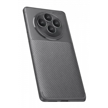 Newface Oppo Reno 11 FS Kılıf Auto Focus Karbon Kapak - Gri
