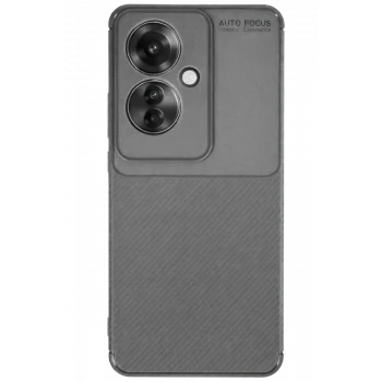 Newface Oppo Reno 11F Kılıf Auto Focus Karbon Kapak - Gri