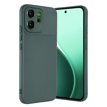 Newface Oppo Reno 14F Auto Focus Karbon Kapak - Koyu Yeşil