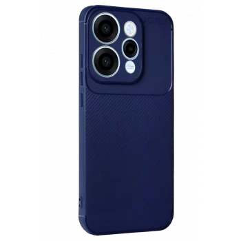 Newface Oppo Reno 15 Auto Focus Karbon Kapak - Lacivert
