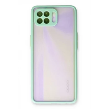 Newface Oppo Reno 4 Lite Kılıf Montreal Silikon Kapak - Turkuaz