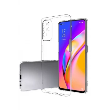 Newface Oppo Reno 5 Lite Kılıf Lüx Şeffaf Silikon