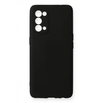 Newface Oppo Reno 5 Pro Kılıf First Silikon - Siyah