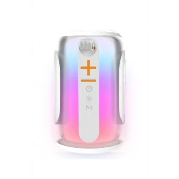 Newface Pluse 8 RGB Kablosuz Hoparlör - Beyaz