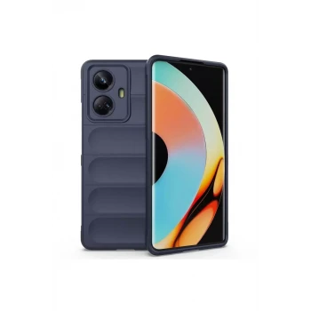 Newface Realme 10 Pro 5G Kılıf Optimum Silikon - Lacivert