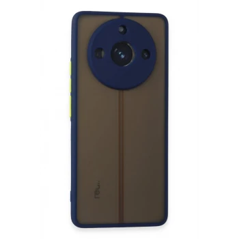 Newface Realme 11 Pro Kılıf Montreal Silikon Kapak - Lacivert
