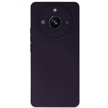 Newface Realme 11 Pro Kılıf Nano içi Kadife Silikon - Mor