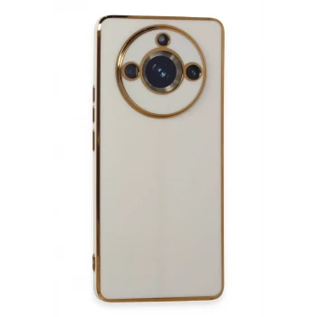 Newface Realme 11 Pro Kılıf Volet Silikon - Beyaz