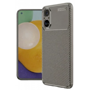 Newface Realme 12 Lite Kılıf Auto Focus Karbon Kapak - Gri