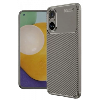Newface Realme 12 Lite Kılıf Auto Focus Karbon Kapak - Gri