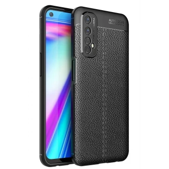 Newface Realme 7 Kılıf Auto Focus Kapak - Siyah