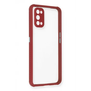 Newface Realme 7 Pro Kılıf Miami Şeffaf Silikon - Fuşya