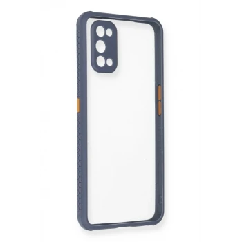 Newface Realme 7 Pro Kılıf Miami Şeffaf Silikon - Gri