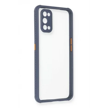 Newface Realme 7 Pro Kılıf Miami Şeffaf Silikon - Gri