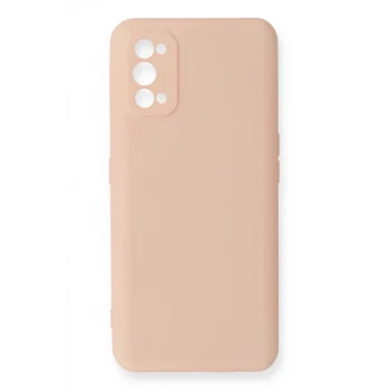 Newface Realme 7 Pro Kılıf Nano içi Kadife Silikon - Pudra