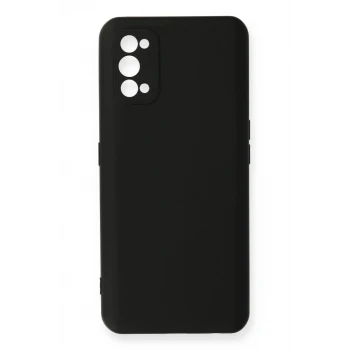 Newface Realme 7 Pro Kılıf Nano içi Kadife Silikon - Siyah