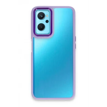 Newface Realme 9i 4G Kılıf Dora Kapak - Lila