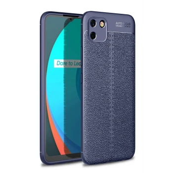 Newface Realme C11 2021 Kılıf Auto Focus Kapak - Lacivert