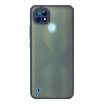 Newface Realme C21 Kılıf Montreal Silikon Kapak - Lacivert