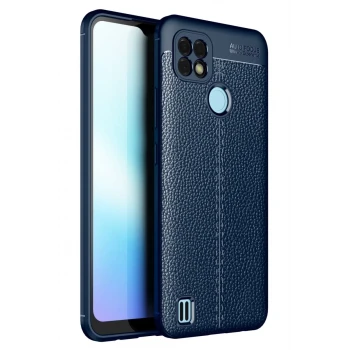 Newface Realme C25 Kılıf Auto Focus Kapak - Lacivert