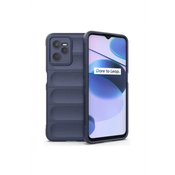 Newface Realme C35 Kılıf Optimum Silikon - Lacivert