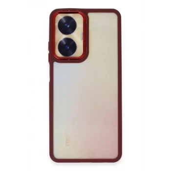 Newface Realme C55 Kılıf Dora Kapak - Kırmızı
