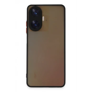 Newface Realme C55 Kılıf Montreal Silikon Kapak - Siyah