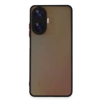Newface Realme C55 Kılıf Montreal Silikon Kapak - Siyah