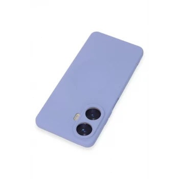 Newface Realme C55 Kılıf Nano içi Kadife Silikon - Lila