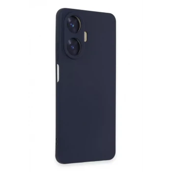 Newface Realme C55 Kılıf Nano içi Kadife Silikon - Mor