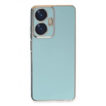 Newface Realme C55 Kılıf Volet Silikon - Açık Yeşil