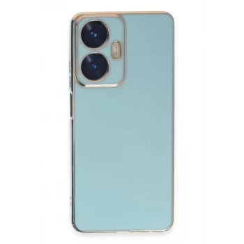 Newface Realme C55 Kılıf Volet Silikon - Açık Yeşil