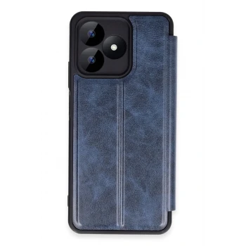 Newface Realme Note 50 4G Kılıf Flip Cover - Lacivert