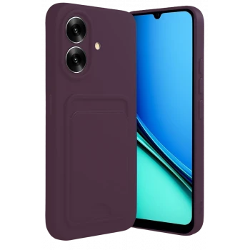 Newface Realme Note 60 Kelvin Kartvizitli Silikon - Derin Mor