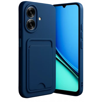 Newface Realme Note 60 Kelvin Kartvizitli Silikon - Lacivert
