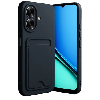 Newface Realme Note 60 Kelvin Kartvizitli Silikon - Siyah