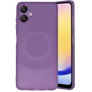 Newface Samsung A06 Kılıf Maya Karbon Kapak - Mürdüm