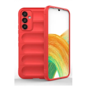 Newface Samsung A36 Kılıf Optimum Silikon - Kırmızı