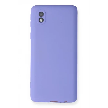 Newface Samsung Galaxy A01 Core Kılıf First Silikon - Lila