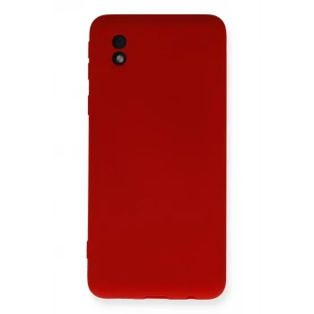 Newface Samsung Galaxy A01 Core Kılıf Nano içi Kadife Silikon - Kırmızı