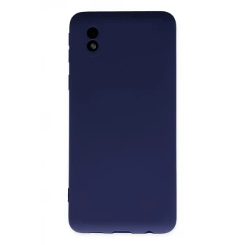Newface Samsung Galaxy A01 Core Kılıf Nano içi Kadife Silikon - Lacivert