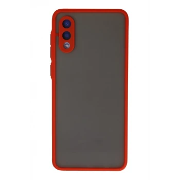 Newface Samsung Galaxy A02 Kılıf Montreal Silikon Kapak - Kırmızı