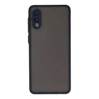 Newface Samsung Galaxy A02 Kılıf Montreal Silikon Kapak - Lacivert