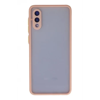 Newface Samsung Galaxy A02 Kılıf Montreal Silikon Kapak - Pembe