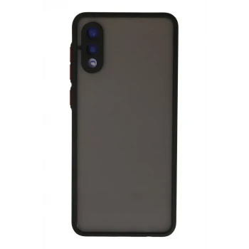 Newface Samsung Galaxy A02 Kılıf Montreal Silikon Kapak - Siyah