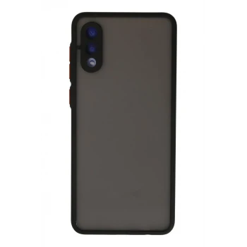 Newface Samsung Galaxy A02 Kılıf Montreal Silikon Kapak - Siyah