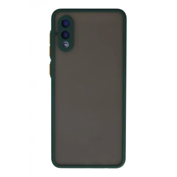 Newface Samsung Galaxy A02 Kılıf Montreal Silikon Kapak - Yeşil