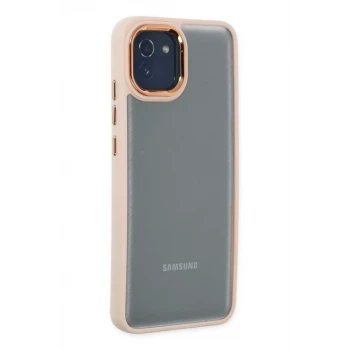 Newface Samsung Galaxy A03 Kılıf Dora Kapak - Pudra