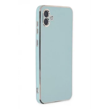 Newface Samsung Galaxy A04 Kılıf Volet Silikon - Açık Yeşil