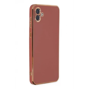Newface Samsung Galaxy A04 Kılıf Volet Silikon - Kırmızı